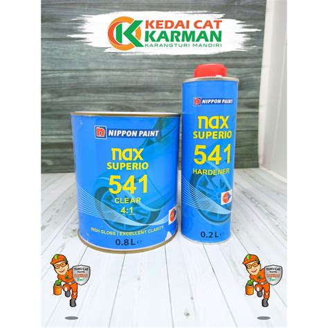 Jual Clear Coat Clear Pernis Nippon Paint Nax Superio Nax