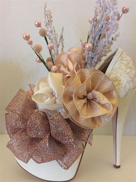 Pin By Pauline Savini On Floral Arrangements Rose Gold Bridal Shower