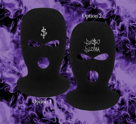 Peso Pluma Ski Mask Etsy