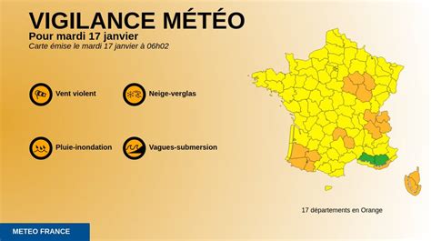 EN DIRECT Météo France annonce maintenir en vigilance orange demain