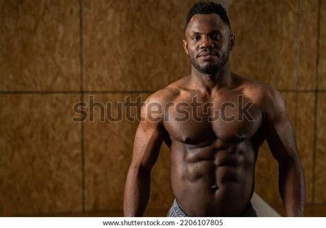 Portrait African American Man Naked Torso Stock Photo Shutterstock