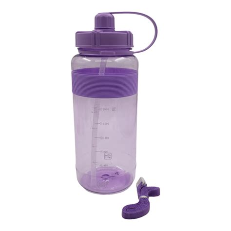 Ripley BOTELLA DE AGUA PLÁSTICA MORADA 2000ML