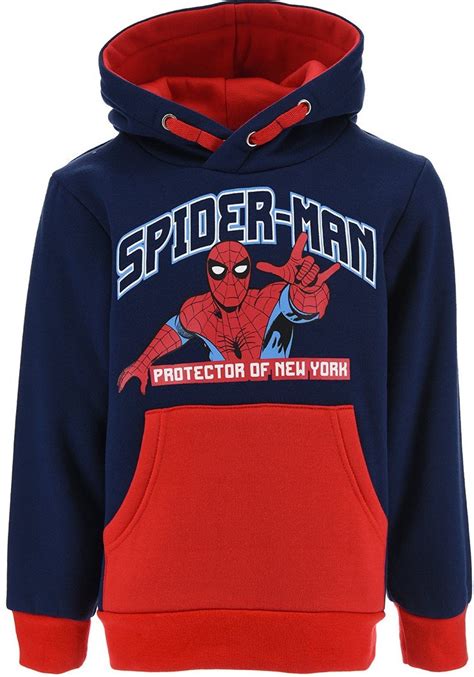 Spider Man bluza z kapturem dla chłopca rozmiar 98 cm Marvel