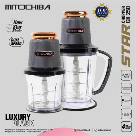 Jual MITOCHIBA CH 250 Food Chopper Star Series 2 Liter Blender Bumbu