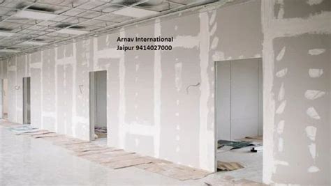gypsum drywall partitions  rs sq ft wall partition  jaipur
