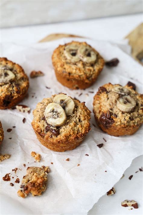 Banaan Chocolademuffins Met Havermout En Pindakaas Manon Van Aerschot