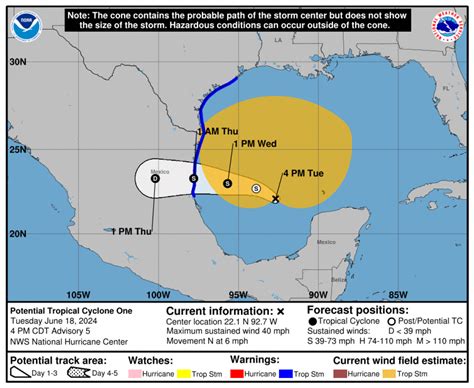 Tormenta Tropical Alberto Hoy 19 De Junio En Vivo Trayectoria En Tiempo