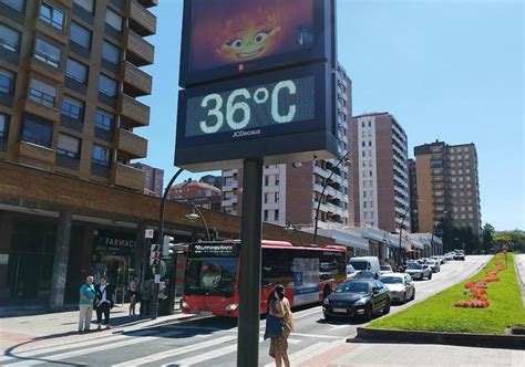 El día más caluroso del año en Bizkaia de 36 de máximas a bajadas de