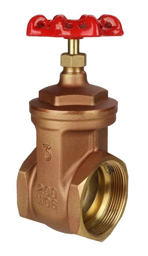 Brass Gate Valve 3 Npt Thread 200 Argco