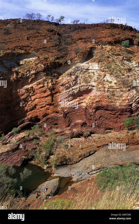 Hamersley Gorge Karajini National Park Western Australia Stock Photo