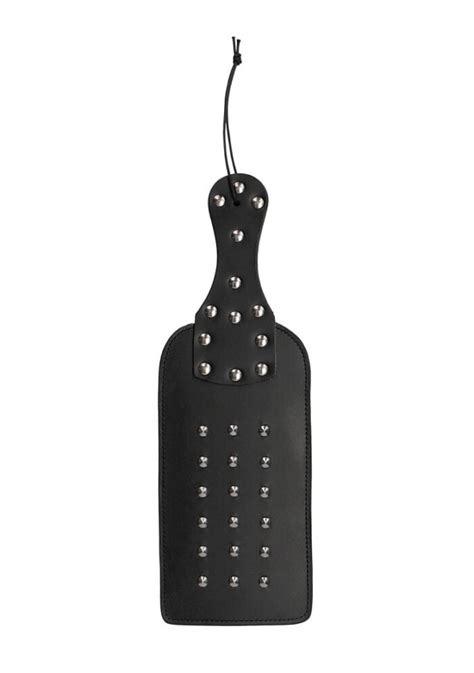 Studded Paddle Black Bdsm Anal Toys Love Toys