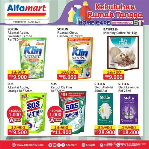 Promo Alfamart Weekday Juli 2024 Produk Kebutuhan Rumah Tangga Diskon