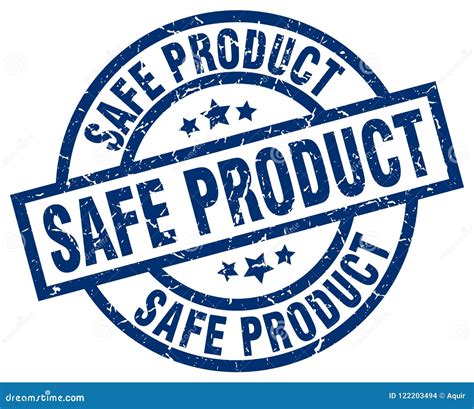 Safe Product Stamp Stock Vector Illustration Of Round 122203494