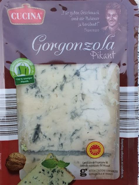 Average value, Gorgonzola Kalorien - Käse - Fddb