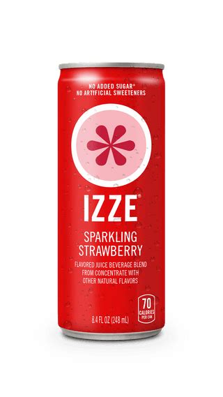 Sparkling Strawberry – IZZE Sparkling Juice Drink