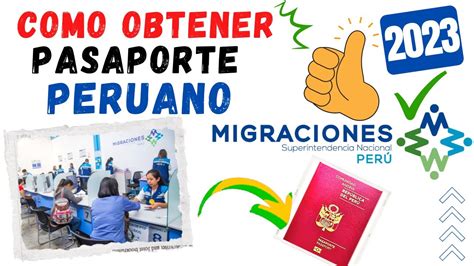 Como Sacar Pasaporte en Perú 2023 OBTENER tu Pasaporte