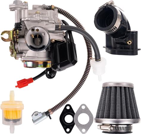 BlueStars 50CC GY6 Carburetor Kit 4 Stroke Fit For 49cc 50cc 80cc