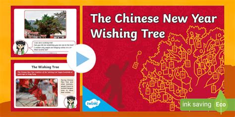 Chinese New Year Wishing Tree Powerpoint Profesor Hizo