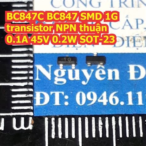 Con Bc C Bc Smd G Transistor Npn Thu N A V W Sot