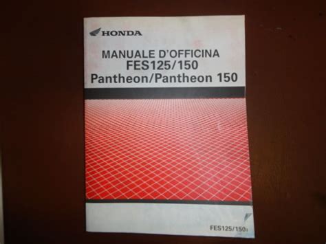 PANTHEON 125 150 Manuale Officina X Manutenzione Scooter Honda