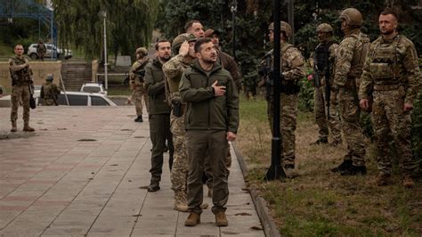 Russian Invasion Of Ukraine Ukraine News Zelensky Visits A City Just