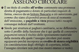 Assegno Circolare Validit Tempi Limiti E Vincoli