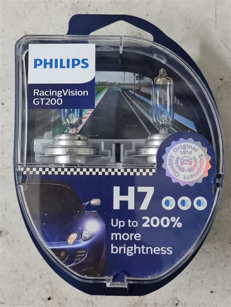 Лампа автомобильная PHILIPS Racing Vision GT200 H7 12V-55W (PX26d ...