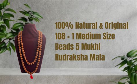 Buy Mahant Ji Natural Original Medium Size Beads Mukhi