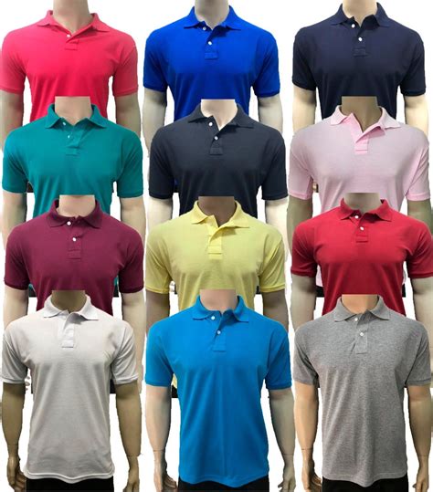 Kit 6 Camisas Gola Polo Marcas Basicas Atacado Revenda Lucre R 149