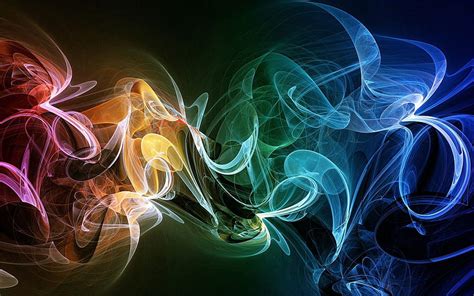 Abstract Background Smoke Multicolored Motley Plexus HD Wallpaper