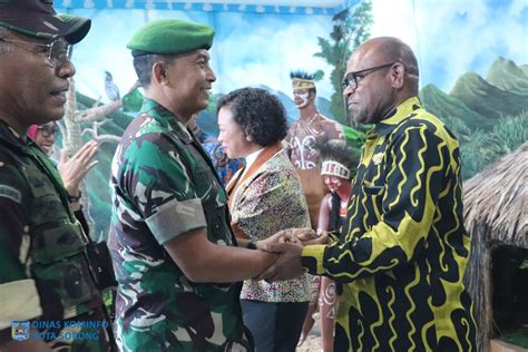 Pj Wali Kota Sorong Sambut Kedatangan Dandrem 181 PVT Pemerintah Kota