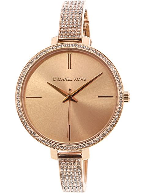 Michael Kors Women S Jaryn Mk3785 Rose Gold Stainless Steel Japanese Quartz Dress Watch