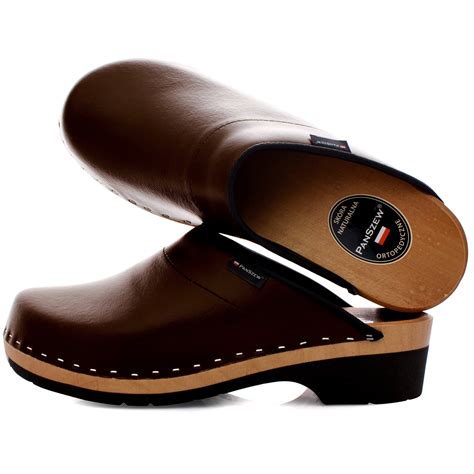 men clogs leather 9