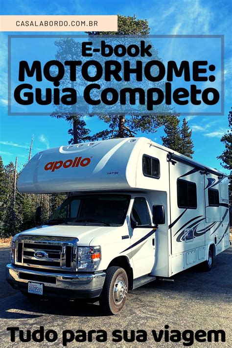 E Book Motorhome Guia Completo Motorhome Viagens De Motorhome