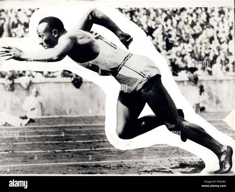 1936 - Jesse Owens - Olympics 1936. © Keystone Pictures USA/ZUMAPRESS ...