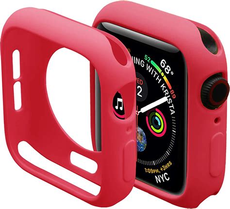 Miimall Compatible Apple Watch Series 6 Series 5 Series 4 Case 44mm Anti Scratch