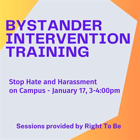 Right To Be - Bystander Intervention: Stop Hate and Harassment on