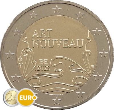 Euros Belgique Art Nouveau Unc Eurocommemorative Fr