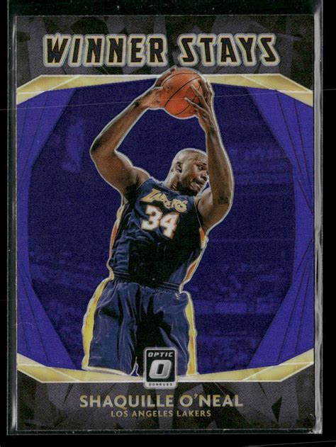 Donruss Optic Shaquille O Neal Winner Stays Purple Los