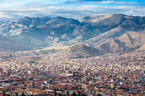 Premium Photo | Cusco aerial view