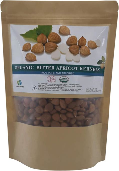 Amazon Bitter Apricot Kernels Organic Raw Lb Usda