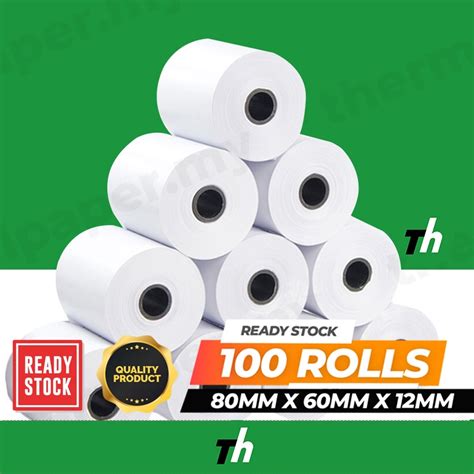 Rm Per Roll Mm X Mm X Mm Roll Box Thermal Receipt