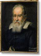 Portrait Of Galileo Galilei Dit Galilee, Italian Astronomer Painting by ...