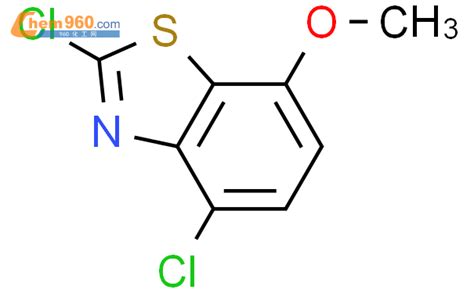 113206 09 0 Benzothiazole 2 4 dichloro 7 methoxy 化学式结构式分子式mol