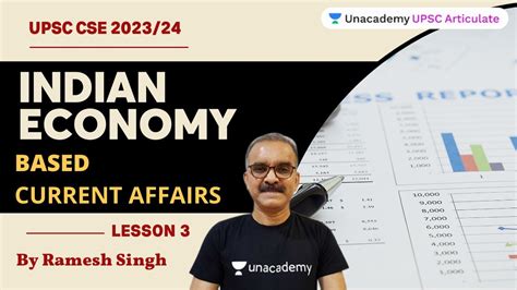 Indian Economy Based Current Affairs L3 Ramesh Singh Upsc Cse Prelims And Mains Youtube