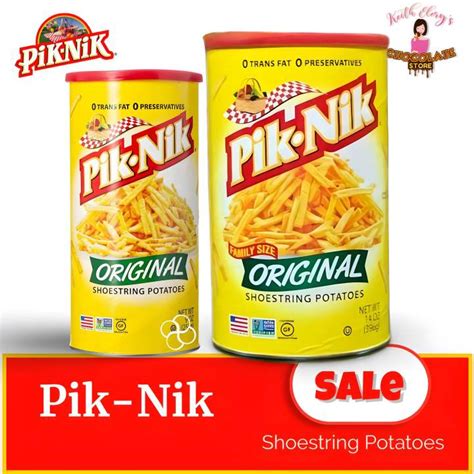 Piknik Original Shoestring Crunchy Potatoes 255g396g Lazada Ph