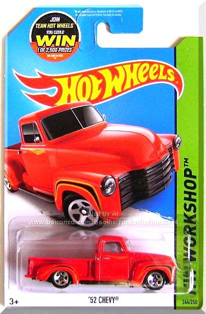 Hot Wheels 52 Chevy HW Workshop 2015 Then Now 244 250 Red Edition Hot Wheels Hot