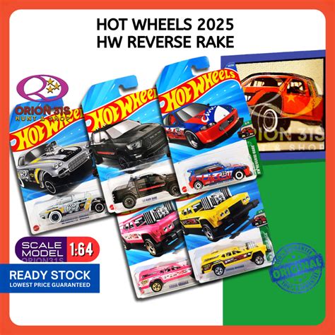 Hot Wheels HW Reverse Rake Honda Civic Custom Corvette Gasser Cruise Bruiser Ram