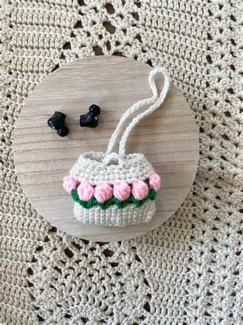 Tulip AirPod Crochet Case Earpods Case AirPod Purse Charm Etsy