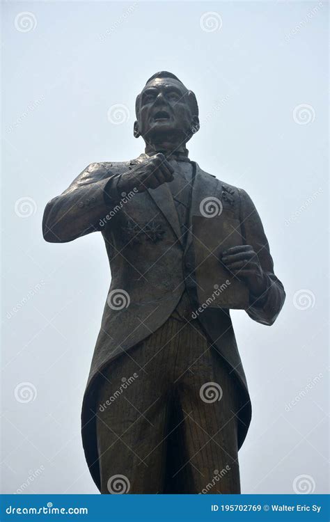 Manuel Quezon Statue At Quezon Memorial Circle In Quezon City Philippines Editorial Image